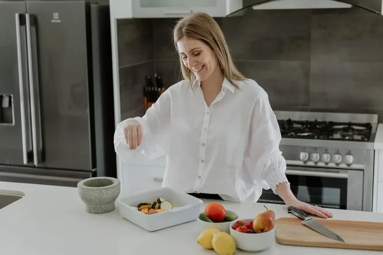 Maddi Prepping and Seasoning Food